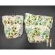 Pieluszka wielorazowa Kieszonka Mikropolar NB 1,5-8 kg – Pawie | NappiMe®